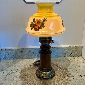 Vintage Hurricane 3-way Lamp Thomas Industries Fort Atkinson, WI